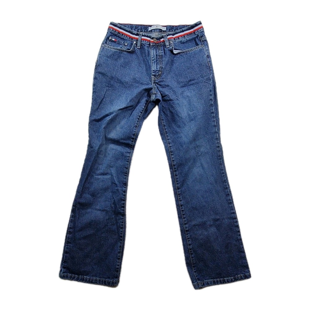 Tommy Hilfiger Jeans Womens Size 8 Wide Leg Blue